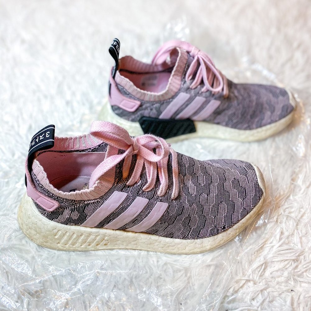 euc rare Adidas NMDs w japanese lettering, sz 7